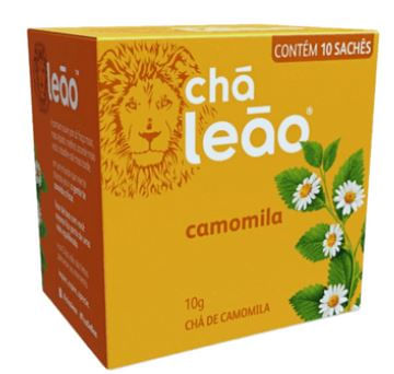 Chá sabor camomila caixa com 10 sachês - Leão