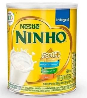 Leite Ninho em pó integral 380g - Nestle