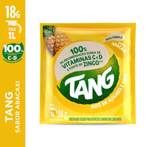 Refresco em pó sabor abacaxi com 18g - Tang