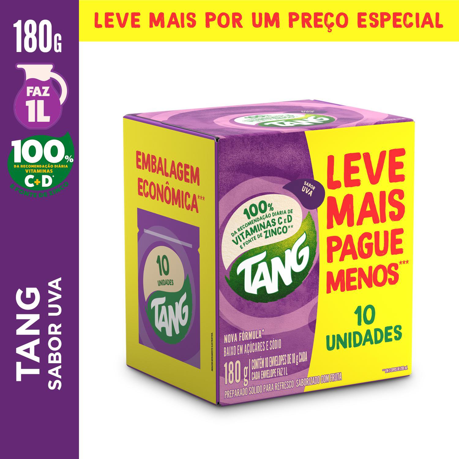 Caixa com 10 unidades de Achocolatado Toddynho de 200ml