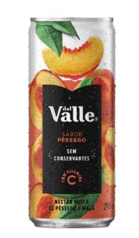 Refresco liquido sabor pêssego 290ml - Del Valle