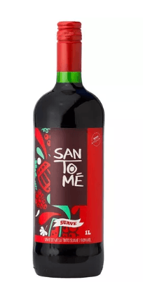 Vinho de mesa tinto suave 1l - Santomé