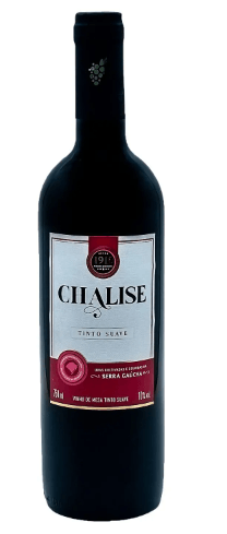 Vinho de mesa tinto suave 750ml - Chalise