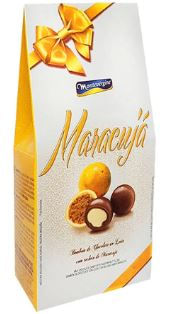 Bombom de chocolate ao leite sabor com recheio de maracujá 100g - Montevergine