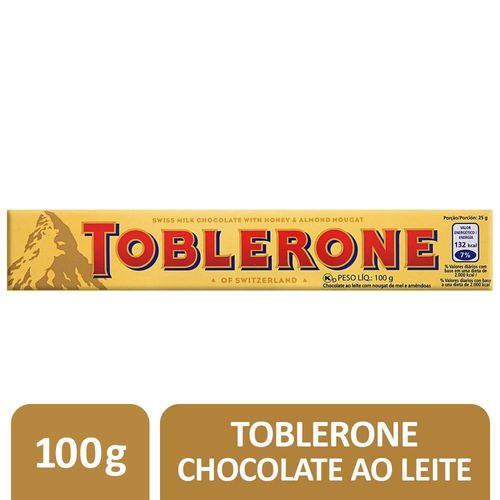 Chocolate ao leite 100g - Toblerone