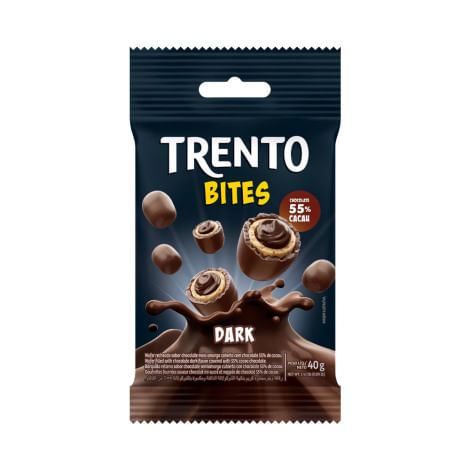 Chocolate Dark com 40g - Trento Bites