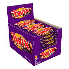 Chocolate dark com recheio de caramelo caixa com 18 unidades de 40g - Twix