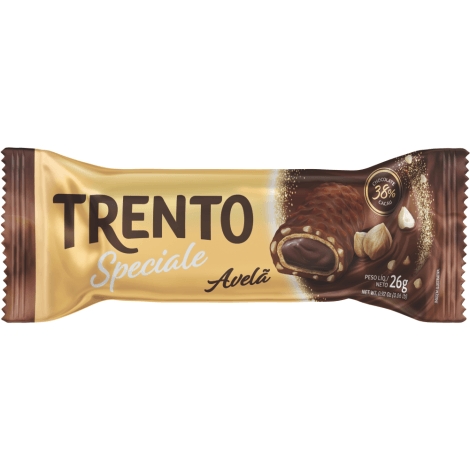 Chocolate sabor Avelã com 26g - Trento Speciale