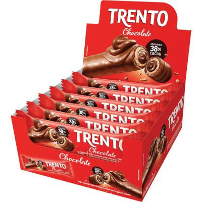 Chocolate sabor Chocolate caixa com 16 unidades de 32g - Trento