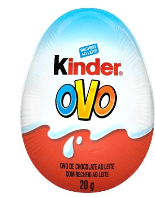 Kinder Ovo chocolate ao leite com recheio ao leite com 20g - Kinder Ovo menino