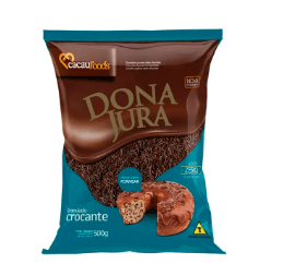 Granulado crocante pacote com 500g - Dona Jura
