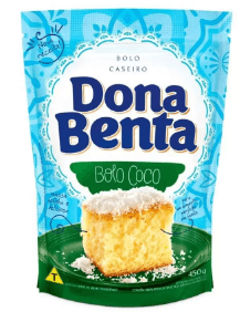 Mistura para bolo sabor coco 450g - Dona Benta