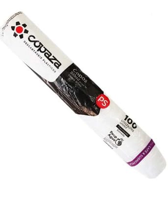 Copo descartável 50ml pacote com 100 unidades - Copaza