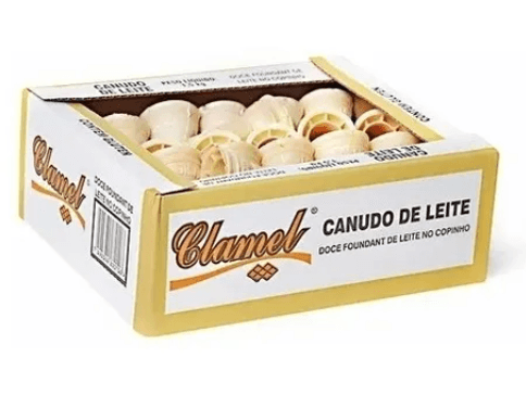 Canudo de leite com 50 unidades - Clamel