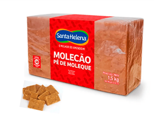 Doce pé de moleque Pacote de 1,5kg - Molecão