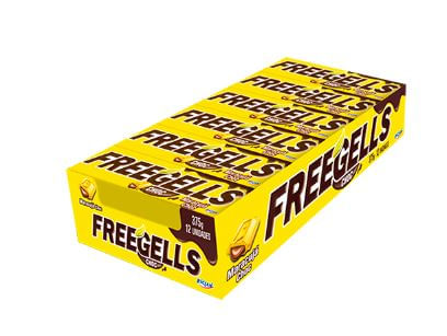 Drop's de bala sabor chocolate com maracujá caixa com 12 unidades - Freegells