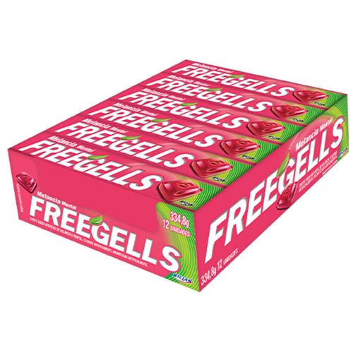 Drop's de bala sabor melancia caixa com 12 unidades - Freegells