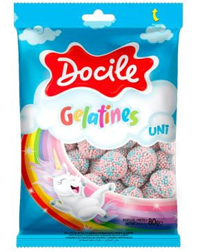 Gelatines unicórnio com 80g - Docile