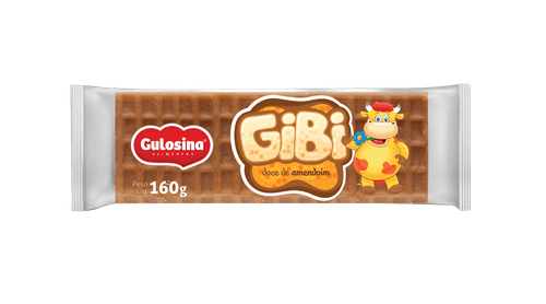 Paçoca Lisa Gibi Pacote 160g - Gulosina