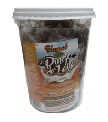 Pingo de Leite Tradicional Pote com 50 unidades - Clamel