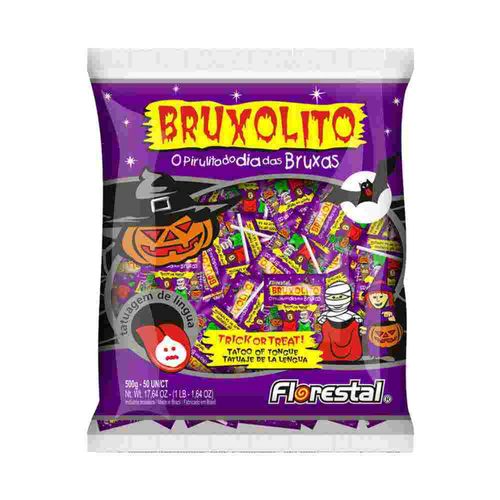 Pirulito bruxolito pacote com 500g - Florestal