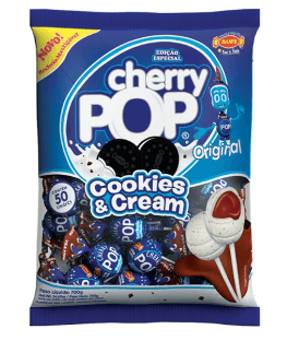 Pirulito Cherry Pop sabor cookies & cream - Sam's