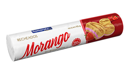 Biscoito Recheado sabor Morango com 115g - Itamaraty