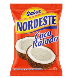 Coco ralado desidratado 100g - Sabor Nordeste