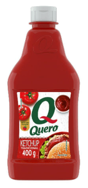 Ketchup tradicional 400g - Quero
