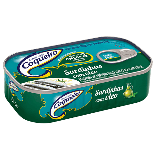 Sardinha com óleo 125g - Coqueiro