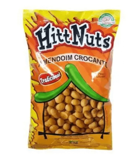 Amendoim tradicional crocante com 40g - Hitt Nuts