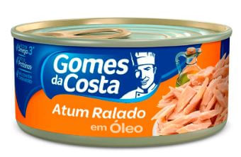 Atum ralado em Óleo 170g - Gomes da Costa