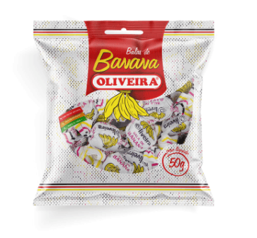 Bala de banana com 50g - Oliveira