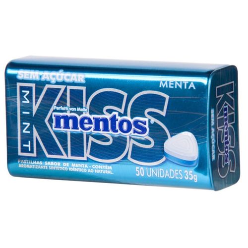 Bala Kiss sabor Mint 35g - Mentos