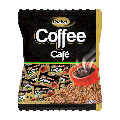 Bala sabor café com 500g  - Pocket