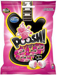 Bala sabor Tutti Frutti Pacote com 500g - Poosh