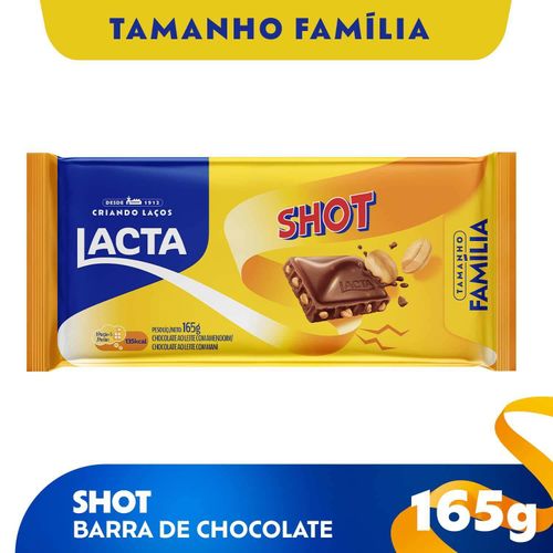 Barra de chocolate 165g - Shot