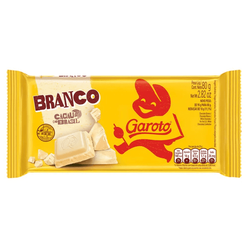 Barra de chocolate branco 80g - Garoto
