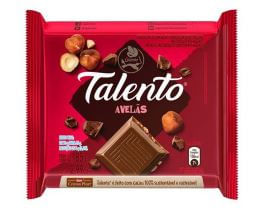 Barra de chocolate sabor avelã com 85g - Talento