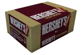 Barra de chocolate sabor extra cremoso caixa com 18 unidades de 82g - Hershey's