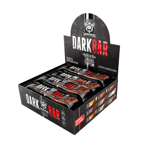 Barra sabor Chocolate ao Leite com Chocolate Chips caixa com 8 unidades de 90g - Darkness Dark Bar