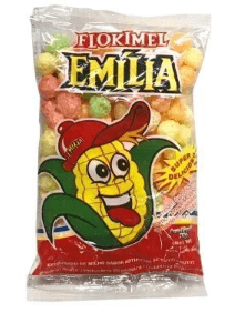 Flokimel sabor tutti frutti fardo com 10 unidades de 30g cada - Emilia