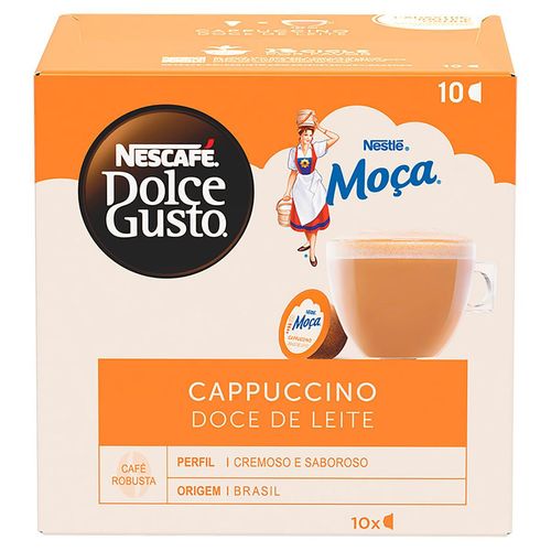 Capsula de café Dolce Gusto Cappuccino Doce de Leite caixa com 10 unidades de 17g- Nescafé