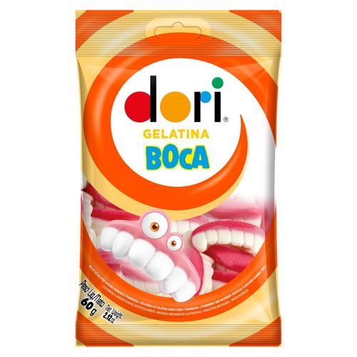 Bala Gelatina Boca com 60g - Dori