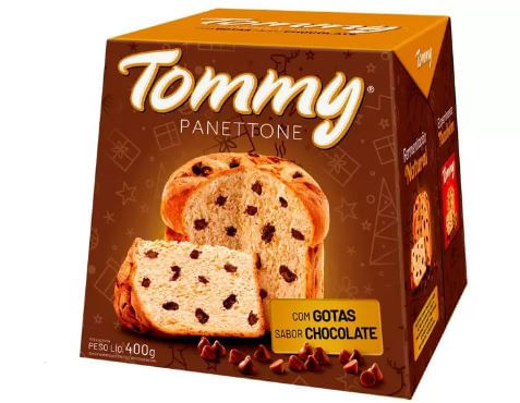 Chocottone com gotas de chocolate 400g - Tommy