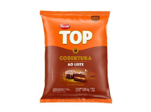 Cobertura em Gotas Chocolate ao Leite Pacote 1,01Kg - Top