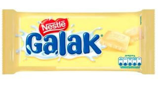 Barra de chocolate branco 80g - Galak