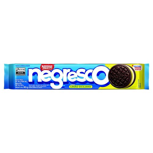 Biscoito Negresco sabor Limão Siciliano com 90g- Nestlé