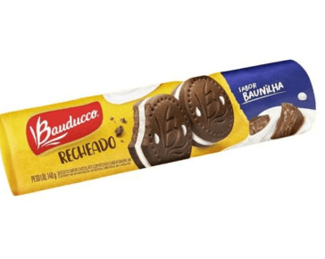 Biscoito Gulosos sabor Baunilha com Chocolate com 140g- Bauducco