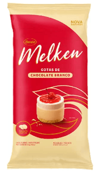Cobertura em Gotas Chocolate branco com 2,05Kg - Melken
